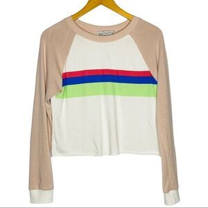 Wildfox Multicolor Striped Sweatshirt